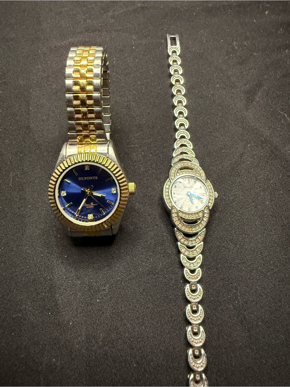 Women’s Dufonte C83755 & Bulova C8375 Two-Tone Gold & Silver Watch
